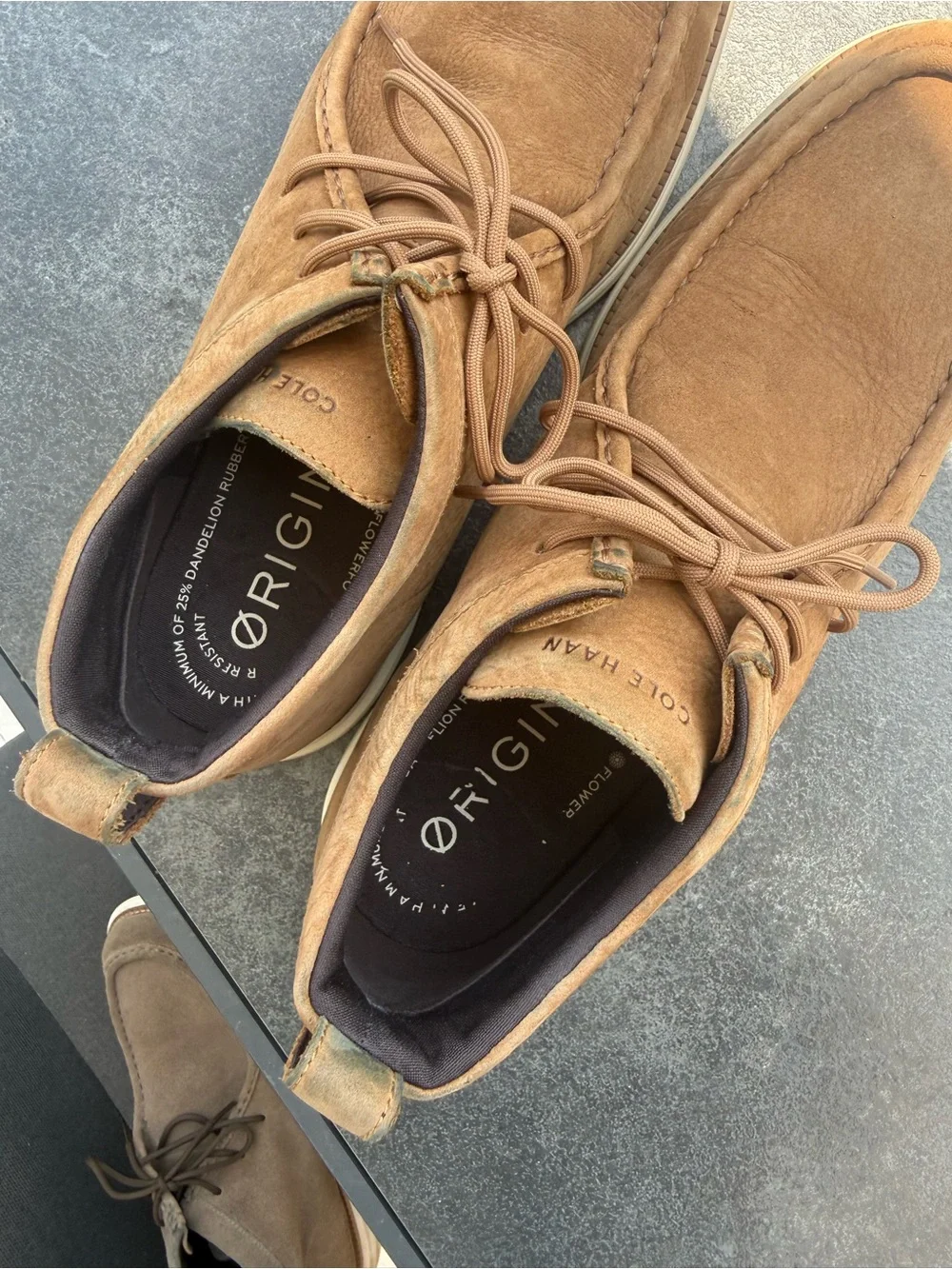 Cole Haan Tan/Brown Nubuck Chukka Boots